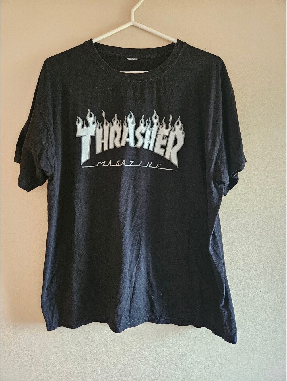 Thrasher Black Graphic T Shirt